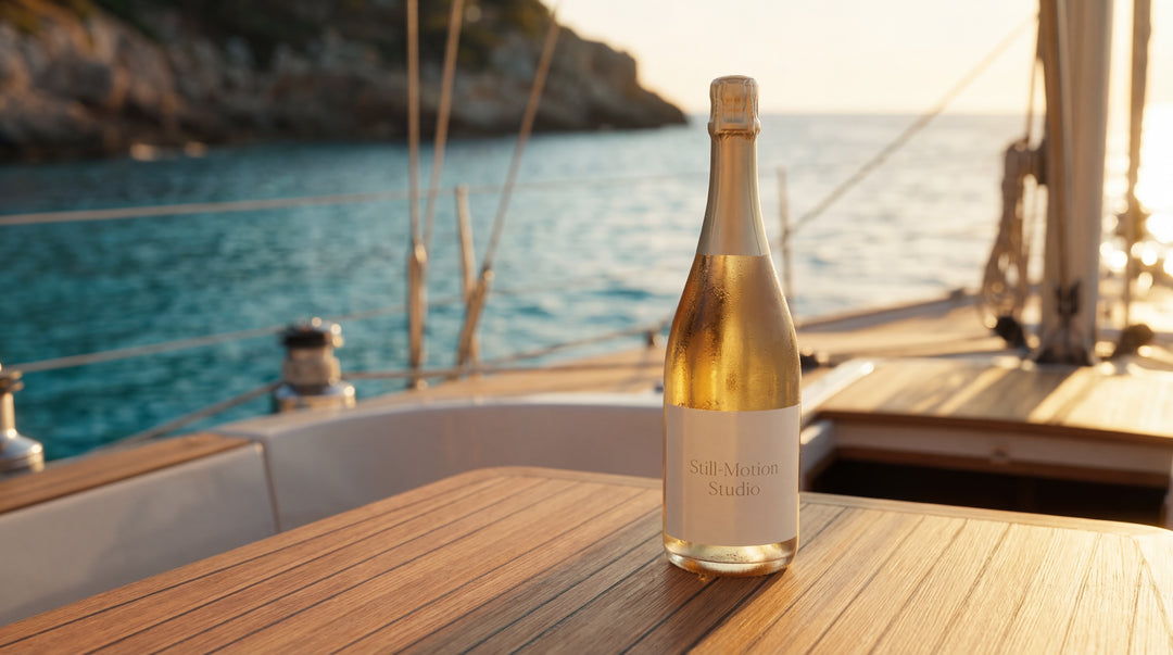 luxury product visual yacht lifestyle environment premium brand storytelling cinematic advertising imagery